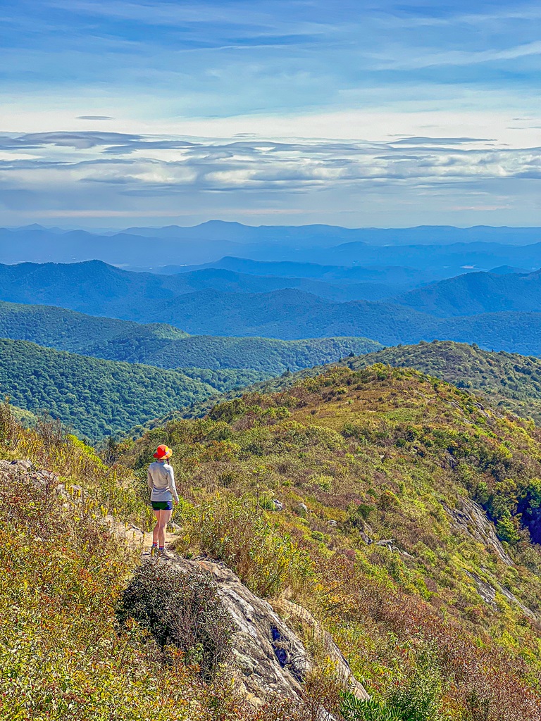 Amazing 360-degree views from Black Balsam Knob in North Carolina.