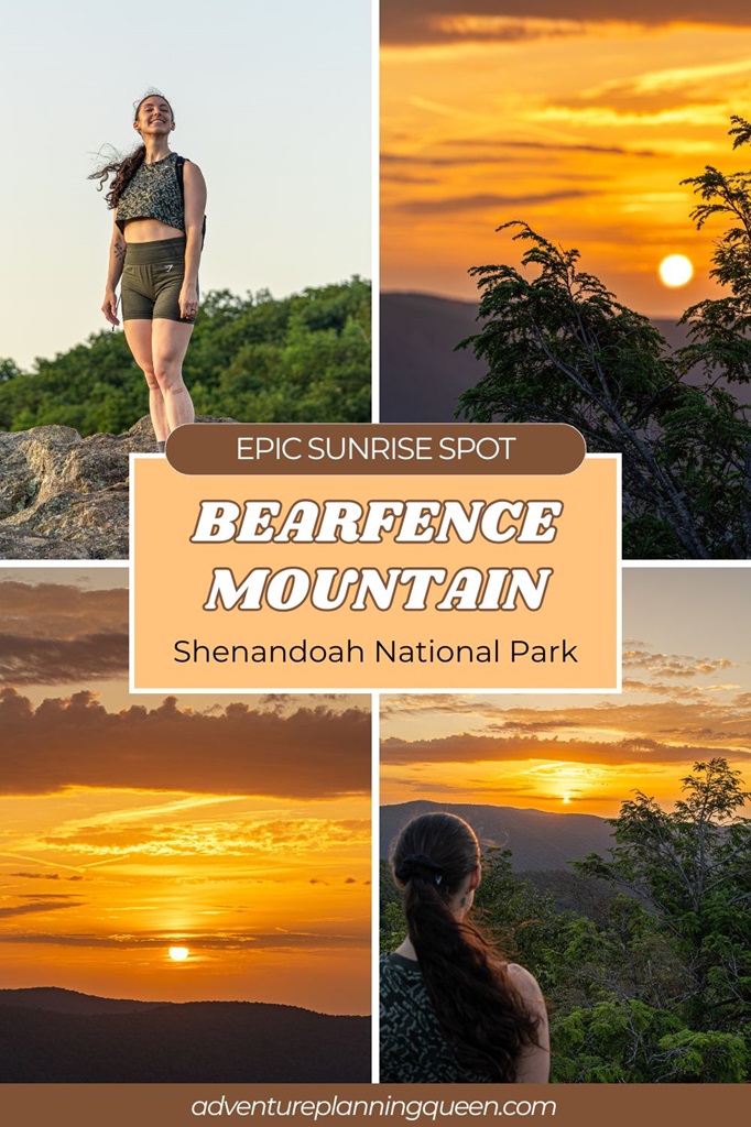 This blog post is about an epic sunrise spot in Shenandoah National Park - Bearfence Mountain.