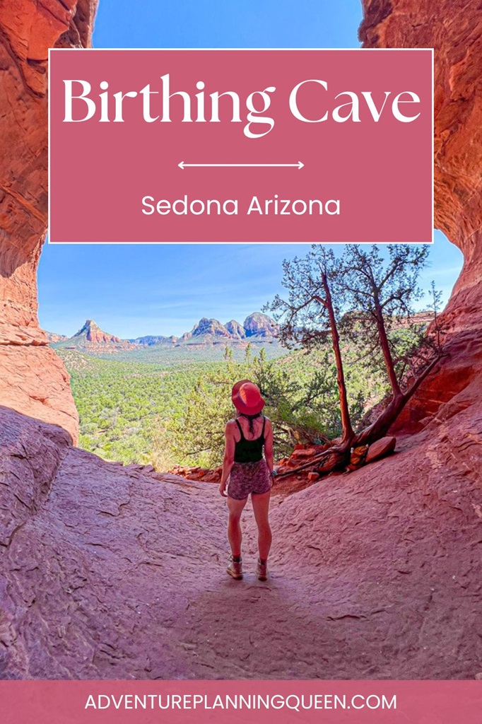 This blog post is about hiking to the Birthing Cave in Sedona, Arizona.