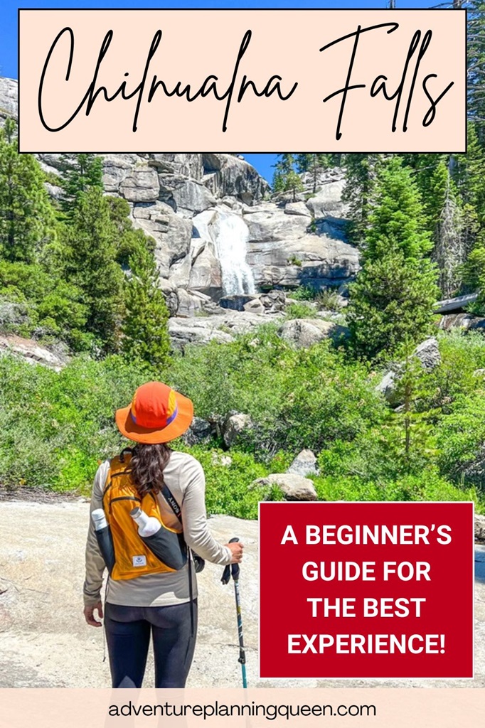 This blog post is a beginner's guide on how to hike the Chilnualna Falls Trail in Yosemite National Park.