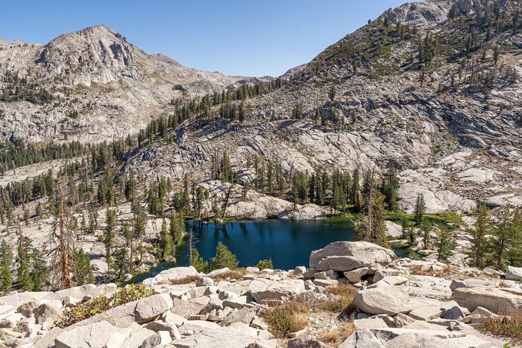 Aster Lake in Sequoia National Park.