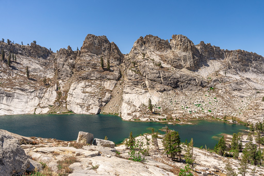 View of Pear Lake in Sequoia National Park.