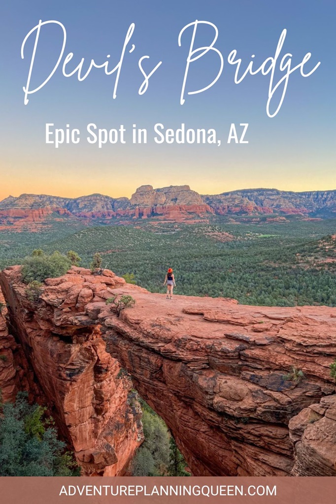 This blog post is about Devil's Bridge in Sedona, Arizona.