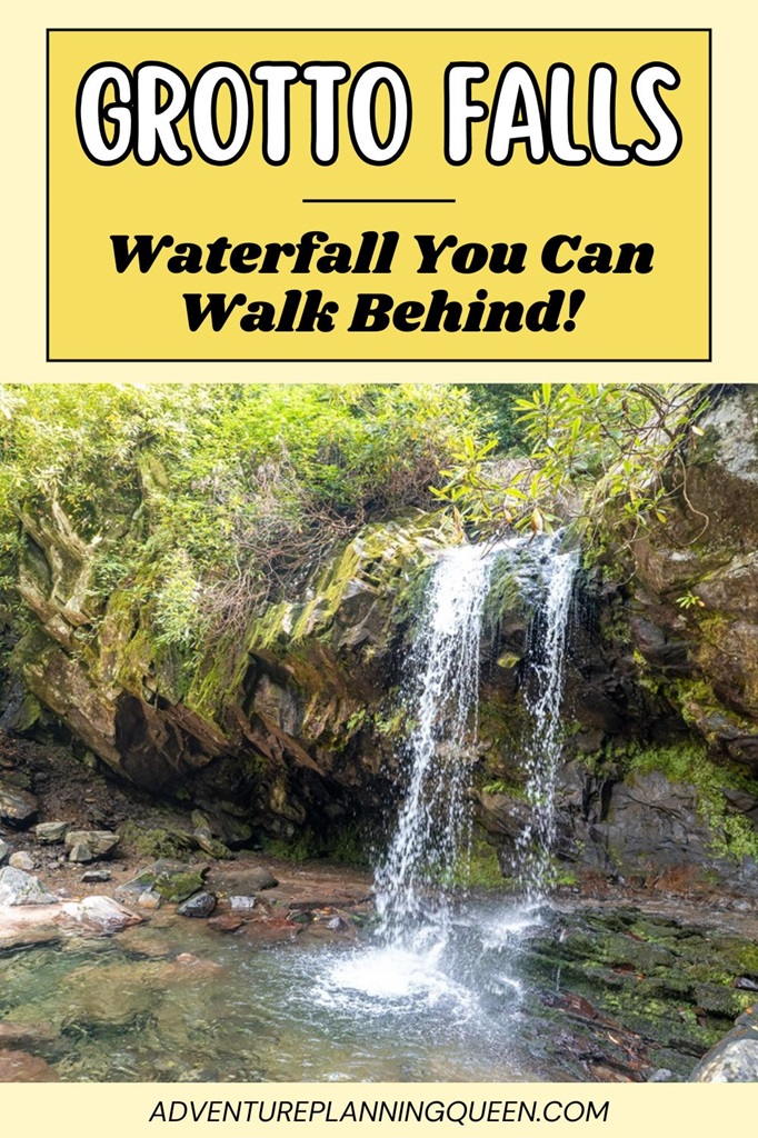 This blog post is about a waterfall that you can walk behind in the Great Smoky Mountains - Grotto Falls.