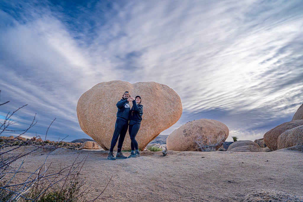 Heart Rock in Joshua Tree National Park.