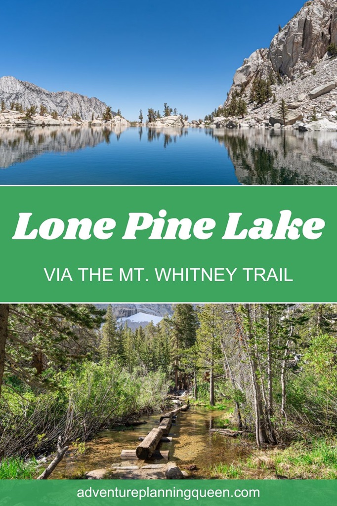 This blog post is about hiking to Lone Pine Lake in California.