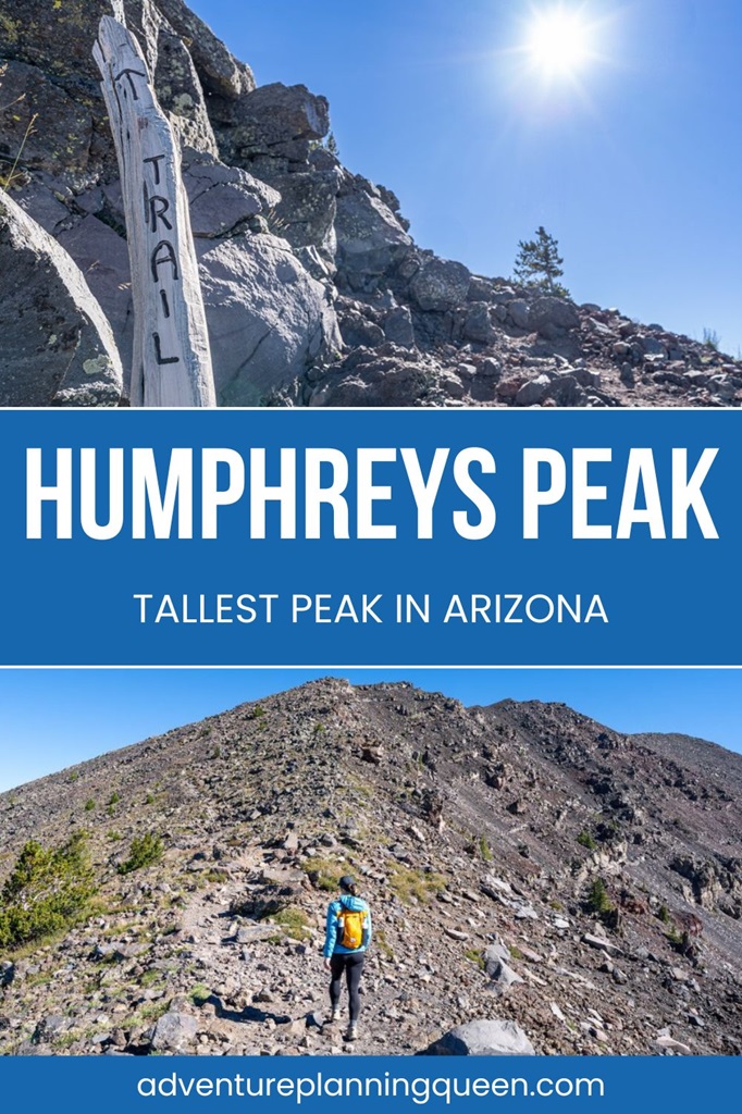 This blog post is about hiking Humphreys Peak which is the tallest peak in Arizona.