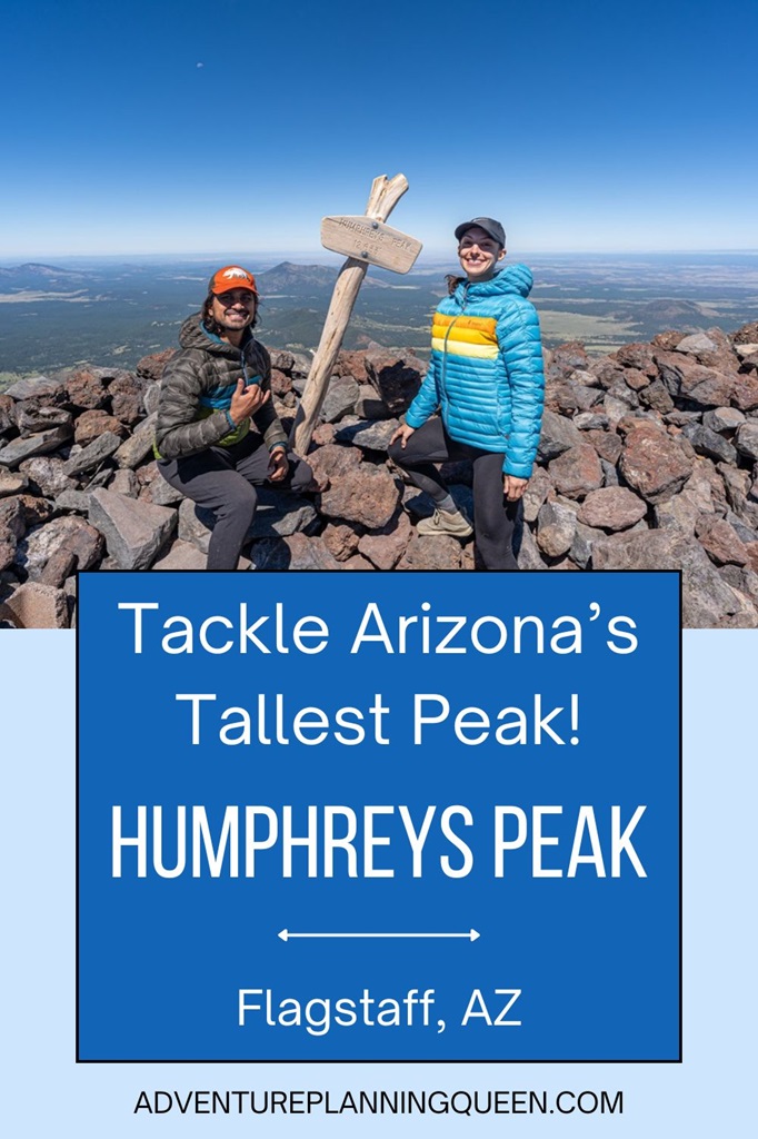 This blog post is about summiting the highest peak in Arizona - Humphreys Peak.