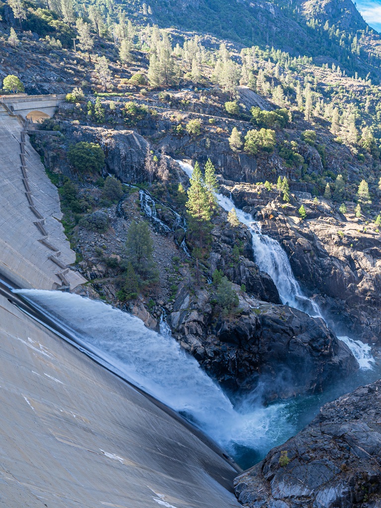 O'Shaughnessy Dam in Hetch Hetchy.