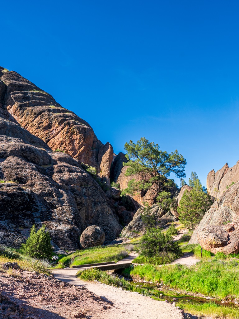 Balconies Trail in Pinnacles National Park.