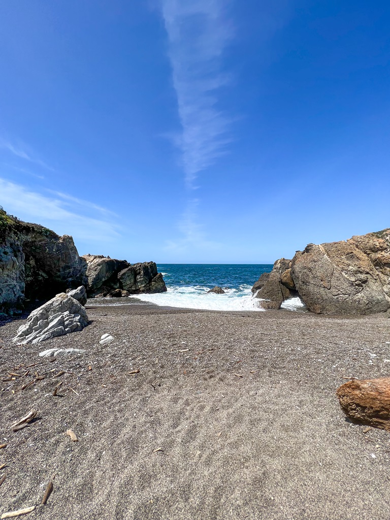 Hidden Beach along Point Lobos Loop.