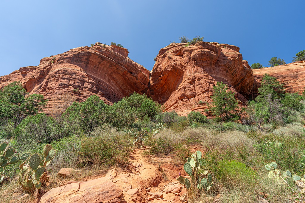 The Birthing Cave has a heart-shaped depression formation.