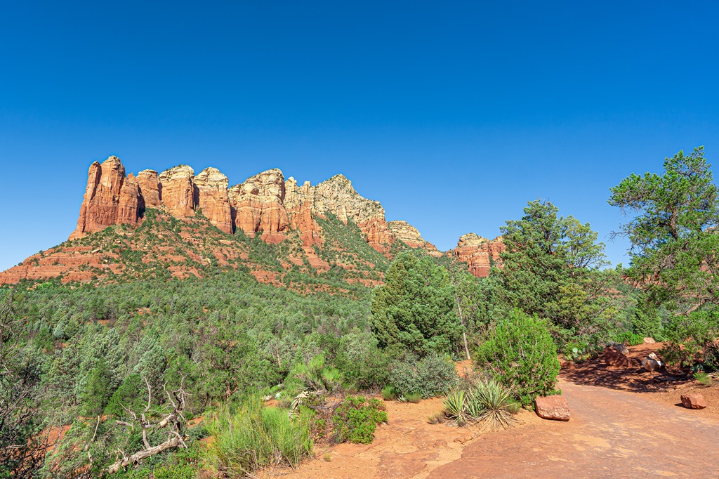 Coffee Pot Rock seen while hiking the Soldiers Pass Trail.