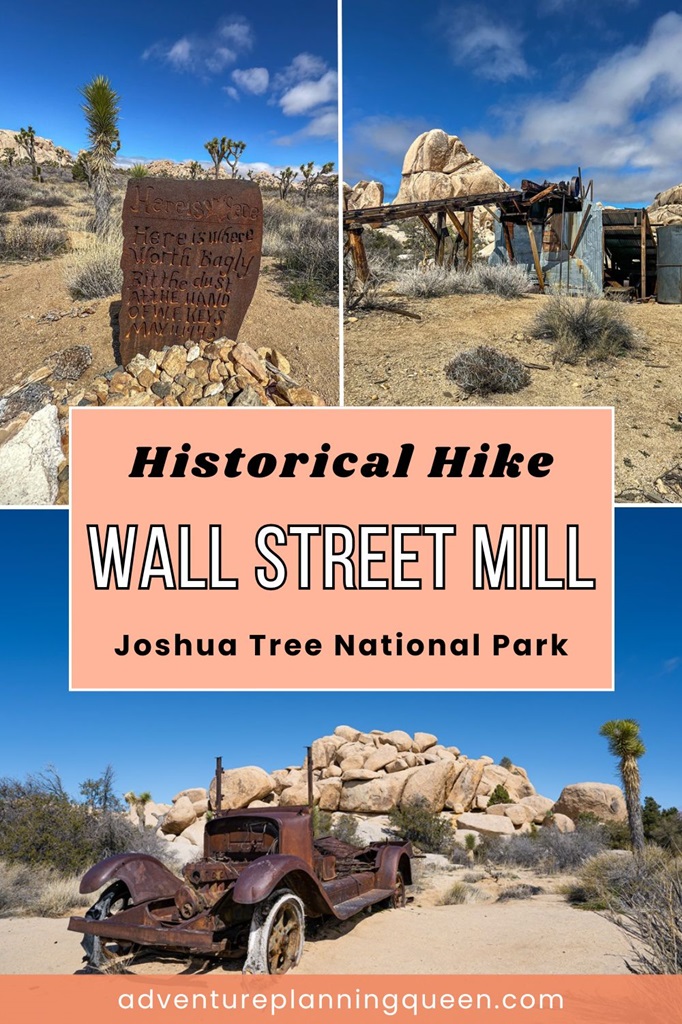 This blog post is about a historical hike in Joshua Tree National Park - Wall Street Mill.