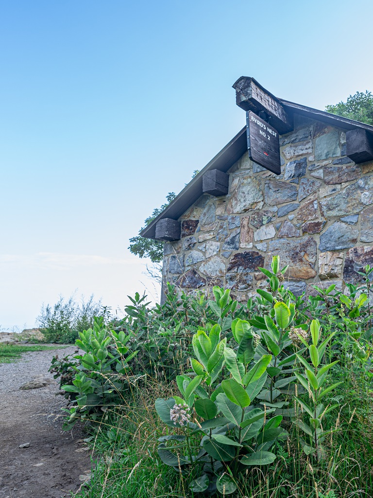 Byrds Nest shelter number 2 at Hawksbill Summit.