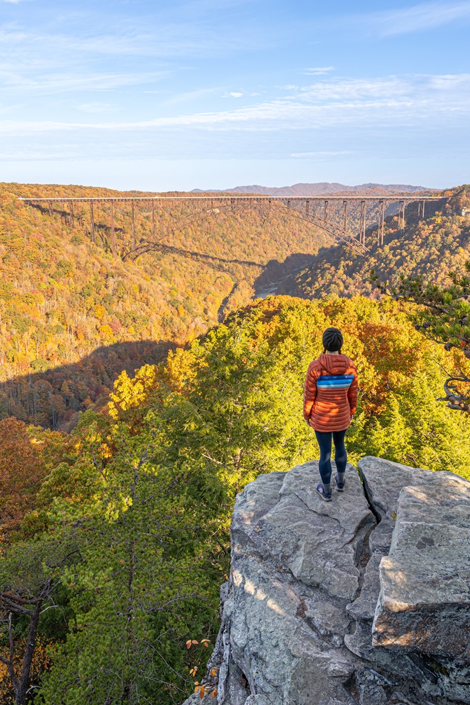 Long Point Trail in New River Gorge hiking guide.