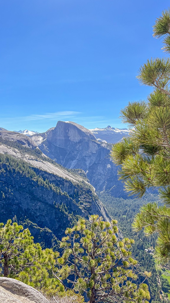 View of Half Dome from Yosemite Point.