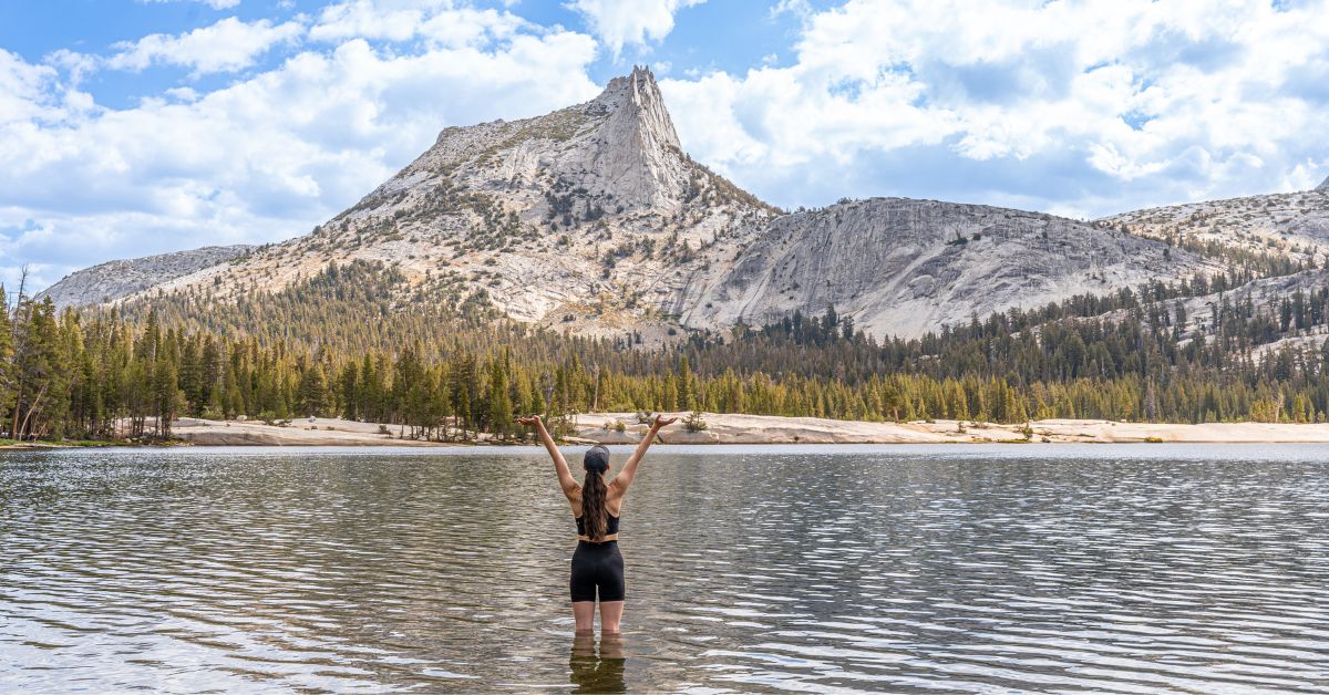 Cathedral Lakes in Yosemite National Park.