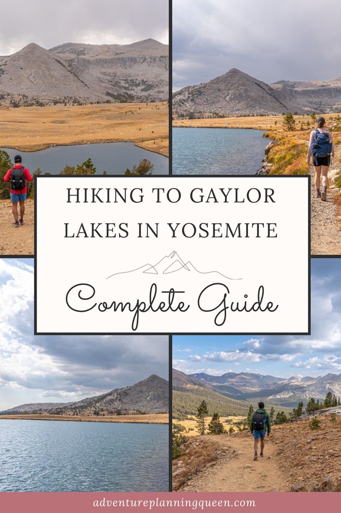 This blog post is about hiking to Gaylor Lakes in Yosemite National Park.