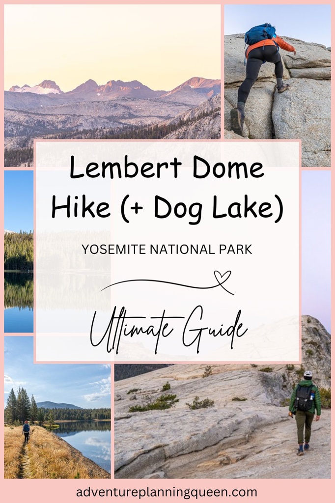 This blog post is an ultimate guide about the Lembert Dome hike in Yosemite National Park.