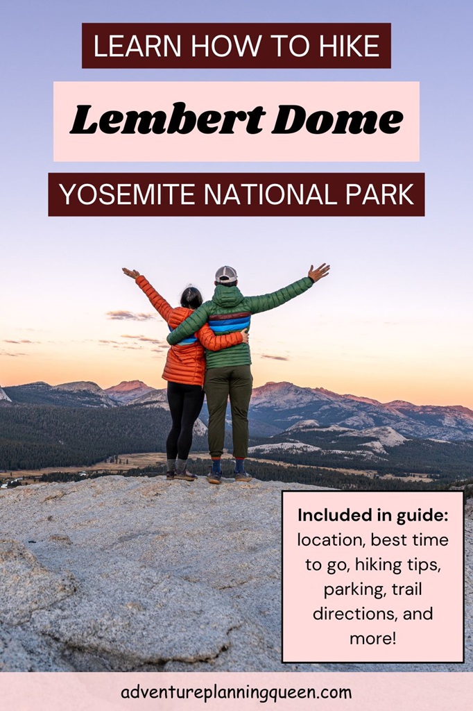 This blog post is a complete guide about the Lembert Dome hike in Yosemite National Park.