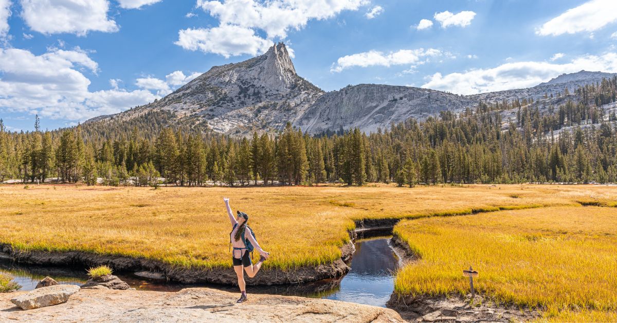 Tioga Pass hikes in Yosemite National Park.