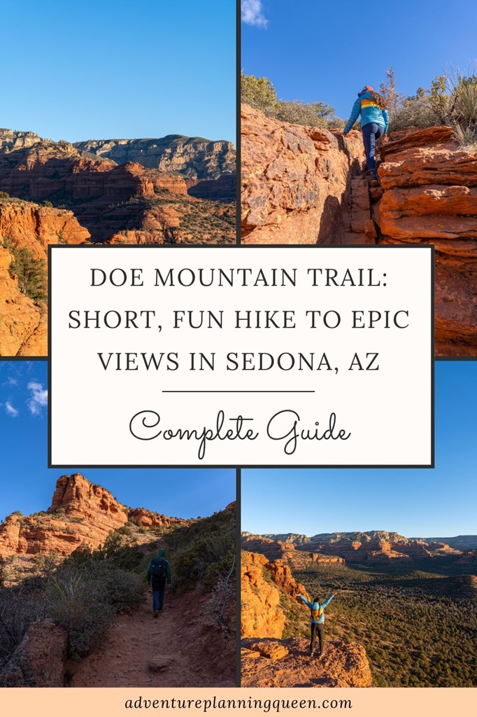 This blog post is a complete guide about hiking the Doe Mountain Trail in Sedona.