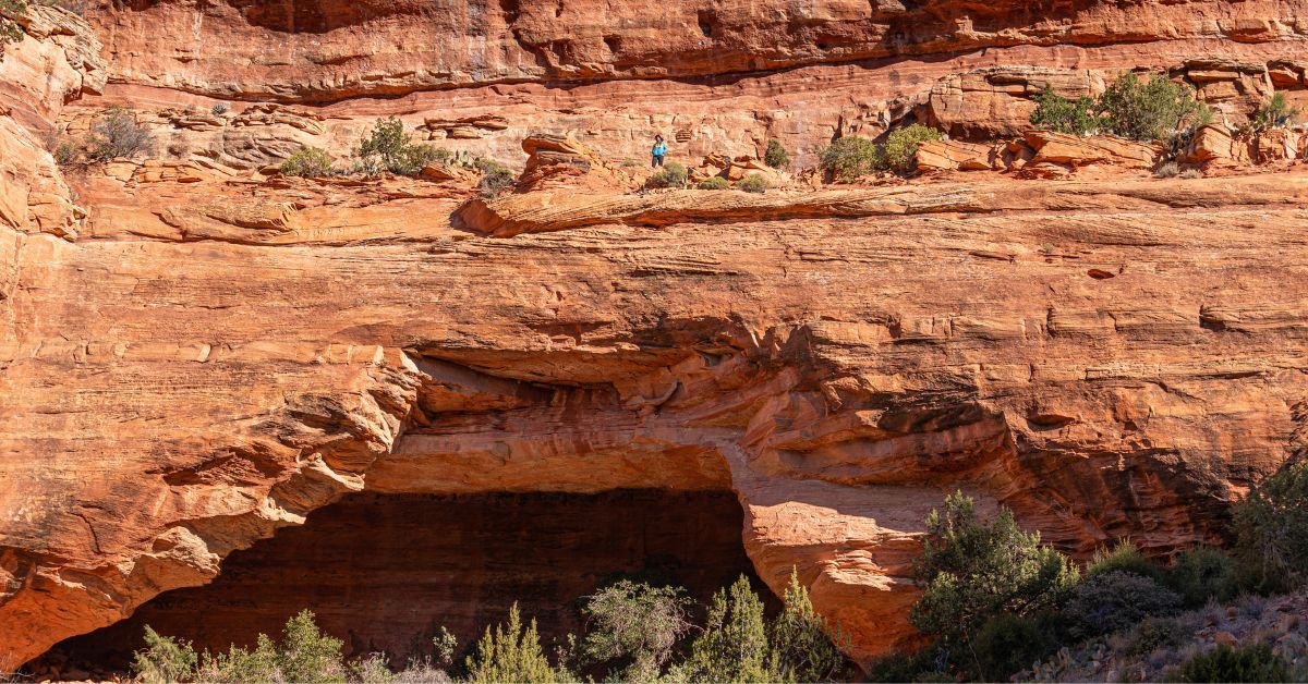 Fay Canyon Arch along the Fay Canyon Trail.