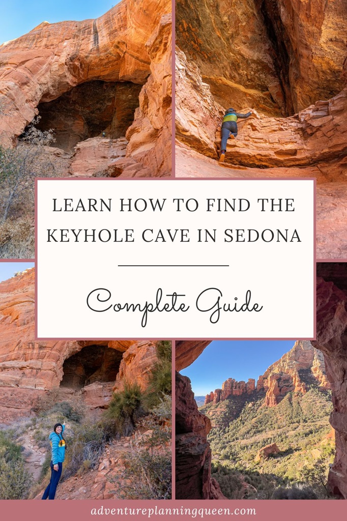 This blog post is a complete guide on how to find the Keyhole Cave in Sedona, Arizona.