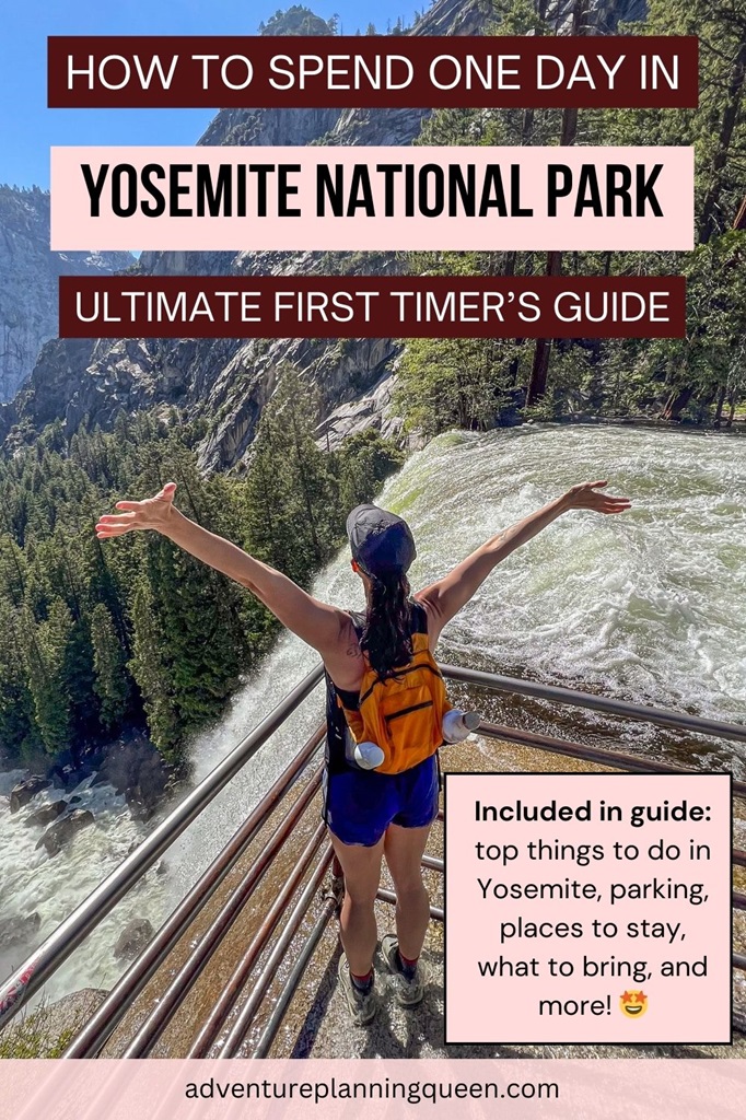 This blog post is an ultimate first timer's guide on how to spend one day in Yosemite National Park.