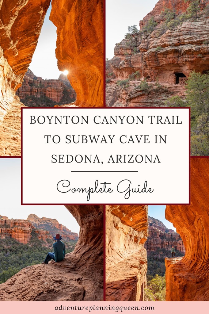 This blog post is a complete guide on hiking the Boynton Canyon Trail and finding the Subway Cave in Sedona.