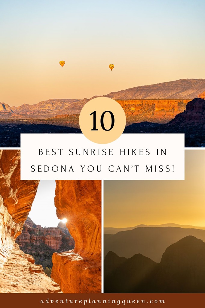 This blog post is about the best sunrise hikes in Sedona.