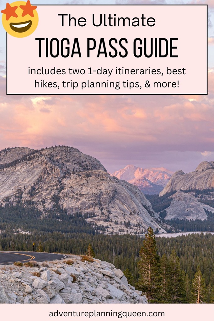 This blog post is an ultimate guide to visiting Tioga Pass and Tuolumne Meadows in Yosemite National Park.