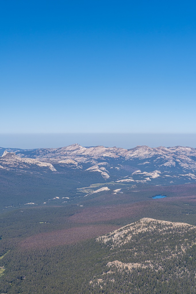 Views of Tuolumne Meadows and other Yosemite landmarks from Mount Dana's summit.