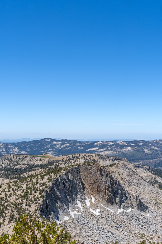 View from Mount Hoffmann in Yosemite National Park.