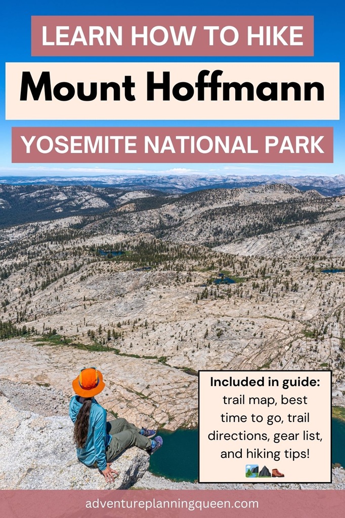 This blog post is an ultimate guide to hiking May Lake and Mount Hoffmann in Yosemite National Park.
