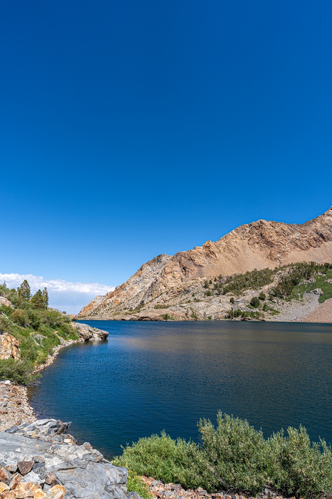 Lower Sardine Lake in Bloody Canyon in Inyo National Forest.