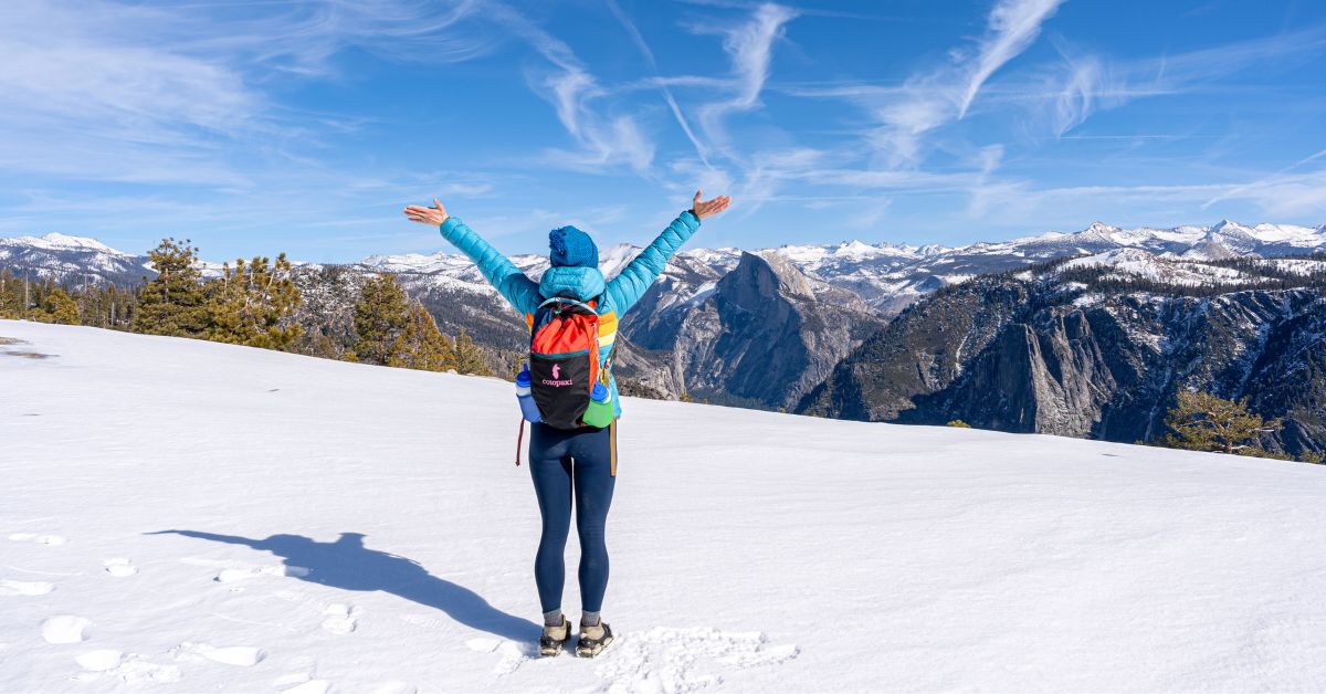 Yosemite hikes in winter.