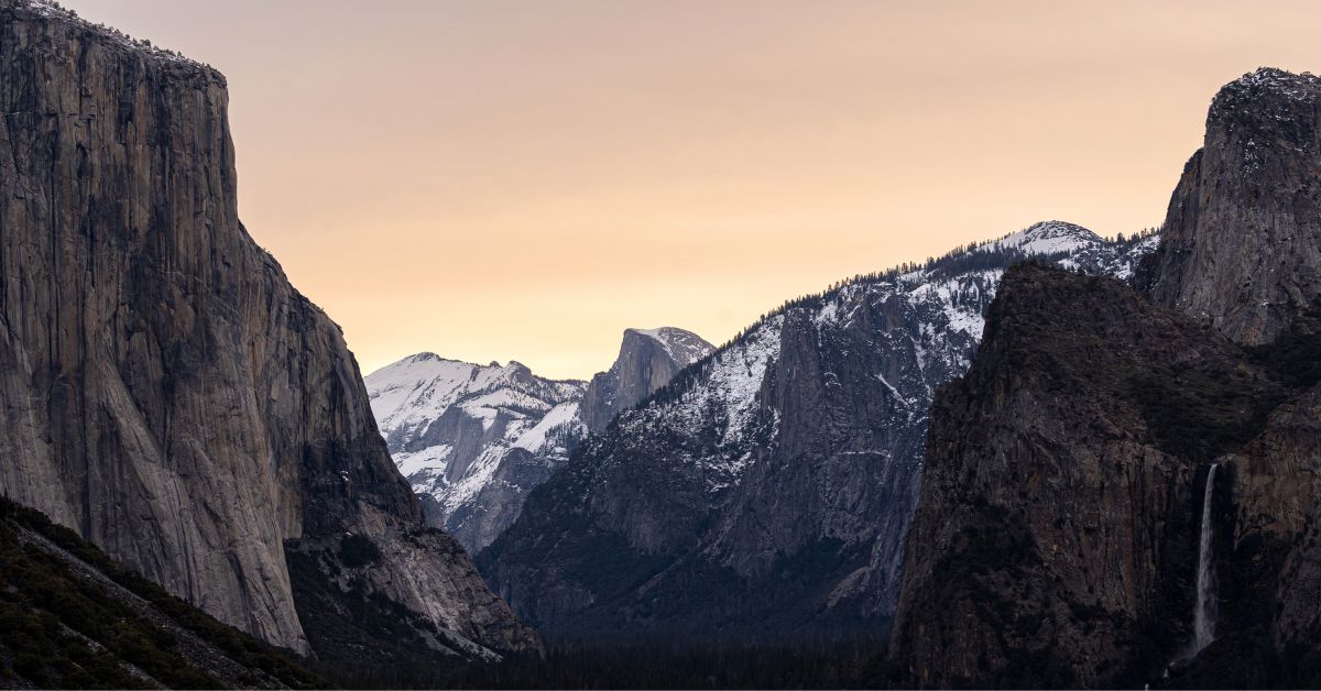 Yosemite winter itinerary.