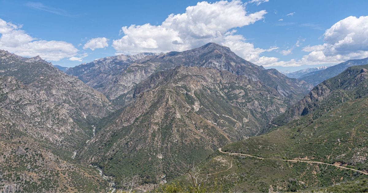 Kings Canyon Scenic Byway in Kings Canyon National Park.