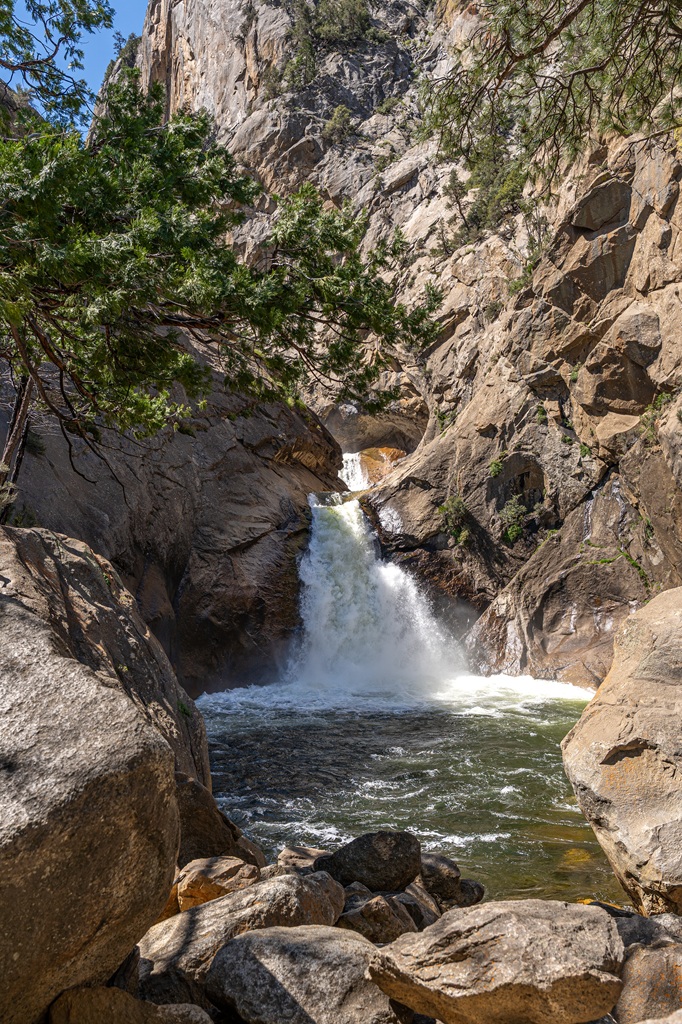 Roaring River Falls in Kings Canyon National Park.