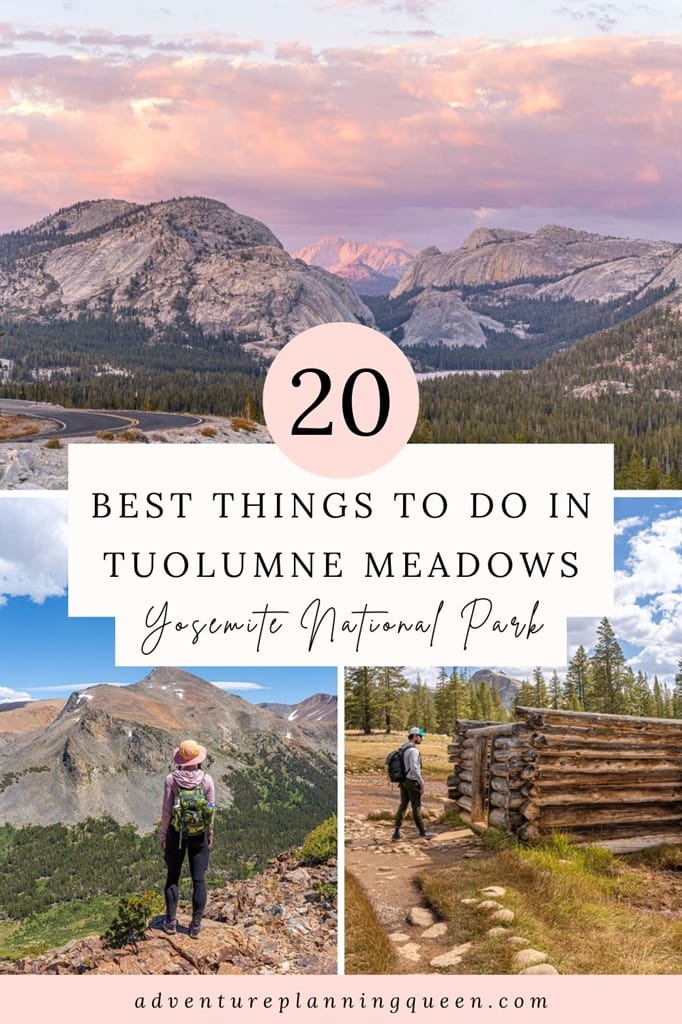 This blog post is a guide to the best things to do in Tuolumne Meadows in Yosemite National Park.