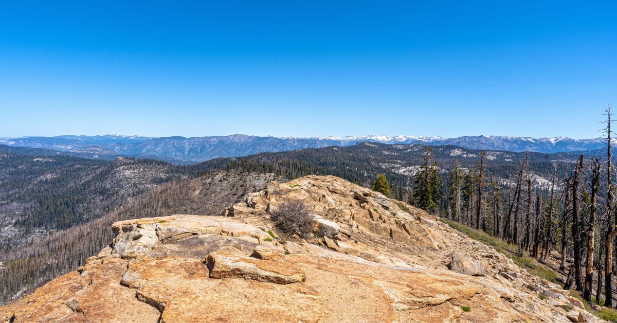 Big Baldy Trail in Kings Canyon National Park.