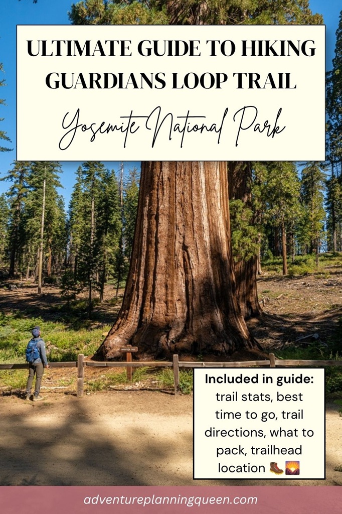 This blog post is an ultimate guide to hiking the Guardians Loop Trail in Yosemite National Park.