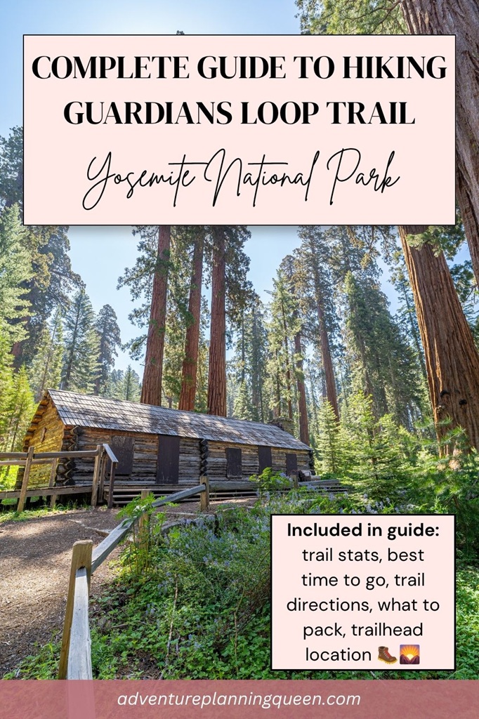 This blog post is a complete guide to hiking the Guardians Loop Trail in Yosemite National Park.