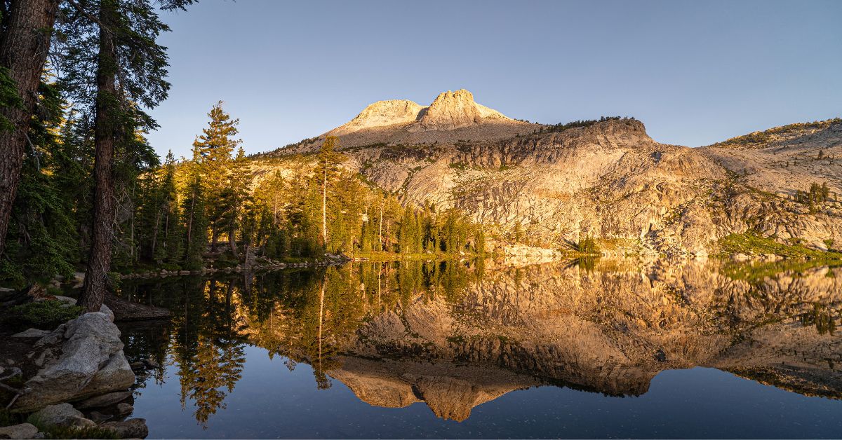 May Lake in Yosemite National Park.